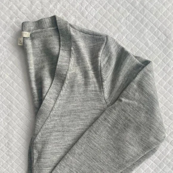 Talbots Petite Gray Cardigan - Picture 4 of 6